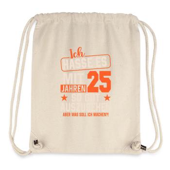 Legendärer 25. Geburtstag - Stanley/Stella recycelter Gym Bag - Naturweiß - Vorne
