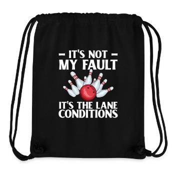 Lustige Bowling-Bowling-Mannschaft Bowlingbahn Ersatz - Stanley/Stella recycelter Gym Bag - Schwarz - Vorne