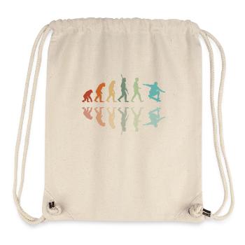 Skater-Evolution - Stanley/Stella recycelter Gym Bag - Naturweiß - Vorne