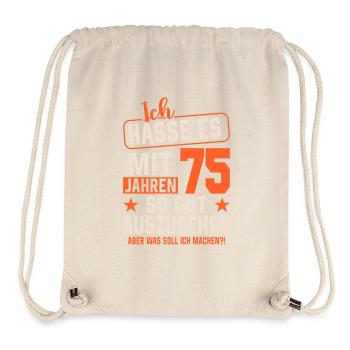 Legendär mit 75 Jahren! - Stanley/Stella recycelter Gym Bag - Naturweiß - Vorne