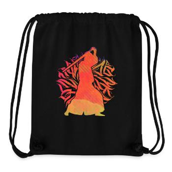 Aikido - Stanley/Stella recycelter Gym Bag - Schwarz - Vorne