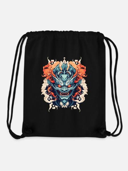 Oni Demon - Stanley/Stella recycelter Gym Bag - Schwarz