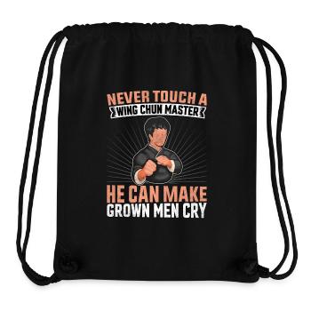 Never touch a Wing Chun Master he can make grown - Stanley/Stella Recycled Gym Bag - black - Front