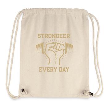 GYM EVERY DAY - Stanley/Stella Recycled Gym Bag - natural - Front