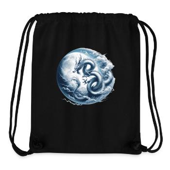 Dragon Moon Chinese Dragon Zodiac Symbol - Stanley/Stella Recycled Gym Bag - black - Front