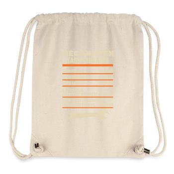 Mécanicien Tarif Horaire - Sac à cordon recyclé Stanley/Stella - blanc naturel - Devant