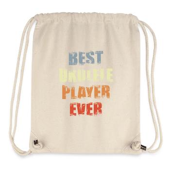 Ukulele Spieler - Stanley/Stella recycelter Gym Bag - Naturweiß - Vorne