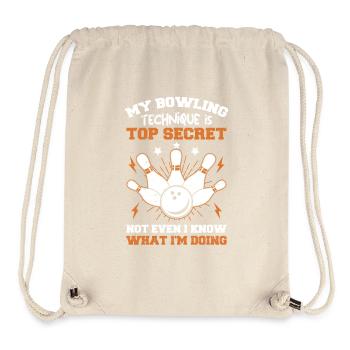 Bowling Team Bowling Ball Designs Bowling Tees - Sac à cordon recyclé Stanley/Stella - blanc naturel - Devant
