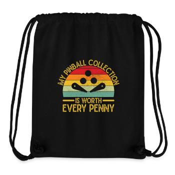 My Pinball Collection Is Worth Retro Pinball - Stanley/Stella recycelter Gym Bag - Schwarz - Vorne