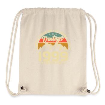 Vintage Geburtsjahr 1999 - Legendärer Jahrgang - Stanley/Stella recycelter Gym Bag - Naturweiß - Vorne