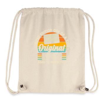1946 Vintage Birthday - Stanley/Stella Recycled Gym Bag - natural - Front