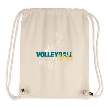 Volley Dive: Dynamic Player Duo - Stanley/Stella Recycled Gym Bag - natural - Front