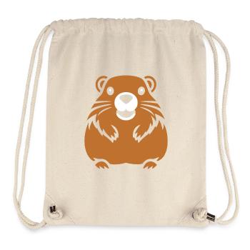 Einfaches Murmeltier - Stanley/Stella recycelter Gym Bag - Naturweiß - Vorne