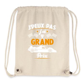 I can't I have a grand prix - Stanley/Stella Recycled Gym Bag - natural - Front