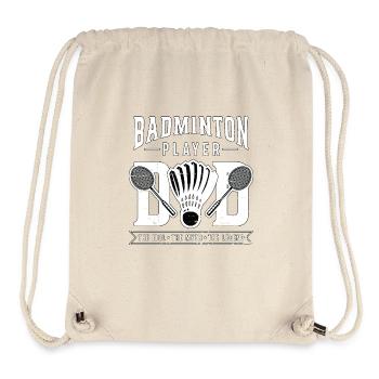 Badminton Player Dad The Idol The Badminton Coach - Stanley/Stella Recycled Gym Bag - natural - Front