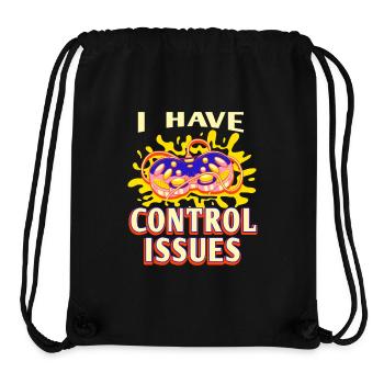 Gamer Control Issues – Bunte Spielkonsolen Kunst - Stanley/Stella recycelter Gym Bag - Schwarz - Vorne