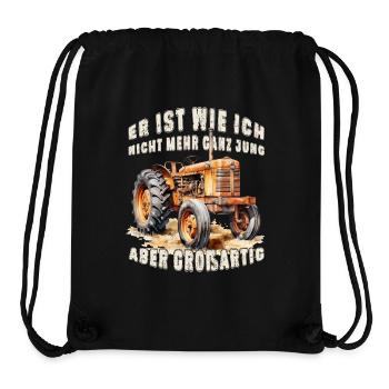 Oldtimer Traktor Schlepper großartig Landwirt - Stanley/Stella recycelter Gym Bag - Schwarz - Vorne