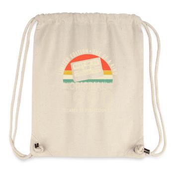 Vintage Birthday 1990 - Stanley/Stella Recycled Gym Bag - natural - Front