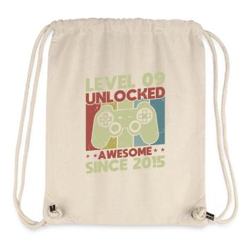 Level 9 Unlocked - Stanley/Stella Recycled Gym Bag - natural - Front