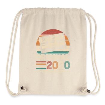 Légende d'anniversaire légendaire 2020 - Sac à cordon recyclé Stanley/Stella - blanc naturel - Devant