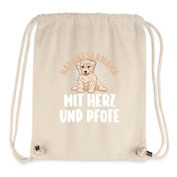 Chien Bichon Havanais - Sac à cordon recyclé Stanley/Stella - blanc naturel - Devant