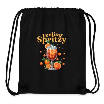 Feeling Spritzy Aperoliker Aperollin Spriz Sommer - Stanley/Stella recycelter Gym Bag - Schwarz - Vorne