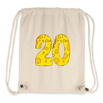 20 Years of Lustig Cheese - Stanley/Stella Recycled Gym Bag - natural - Front