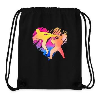 Taekwondo - Stanley/Stella recycelter Gym Bag - Schwarz - Vorne