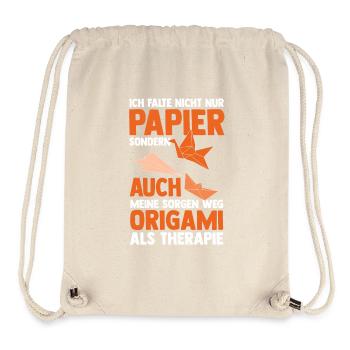 Japanese Folding Art Origami - Stanley/Stella Recycled Gym Bag - natural - Front