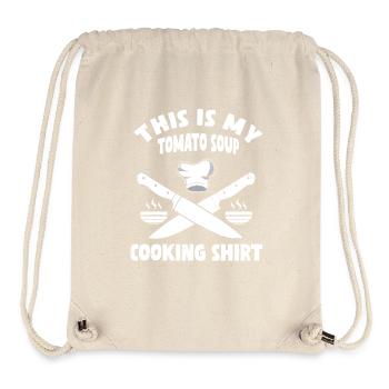 Tomatensuppen Kochshirt - Stanley/Stella recycelter Gym Bag - Naturweiß - Vorne