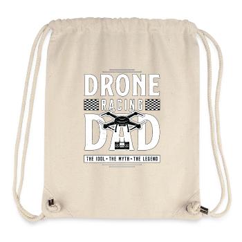 Amateur de courses de drones Papa L’idole Le pilote de drone - Sac à cordon recyclé Stanley/Stella - blanc naturel - Devant