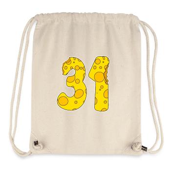 31 ans Lustig Käse - Sac à cordon recyclé Stanley/Stella - blanc naturel - Devant