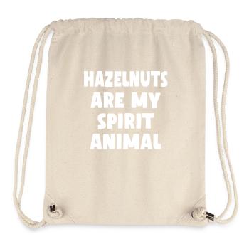 Haselnüsse Sind Mein Krafttier - Stanley/Stella recycelter Gym Bag - Naturweiß - Vorne