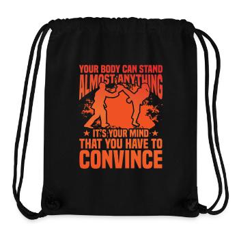 Taekwondo - Stanley/Stella recycelter Gym Bag - Schwarz - Vorne