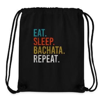 Eat Sleep Bachata Repeat Sensual Dance - Stanley/Stella Recycled Gym Bag - black - Front