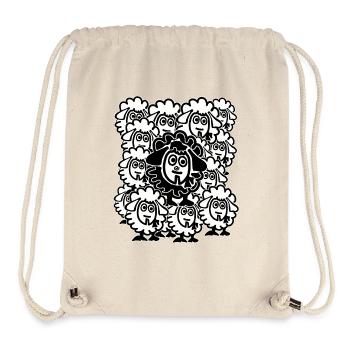 Viele Schafe - Stanley/Stella recycelter Gym Bag - Naturweiß - Vorne