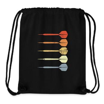 Vintage Dart Sketch - Stanley/Stella Recycled Gym Bag - black - Front