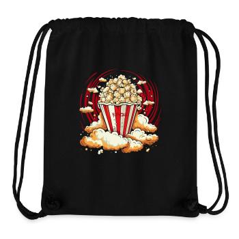 Bright popcorn - Stanley/Stella Recycled Gym Bag - black - Front