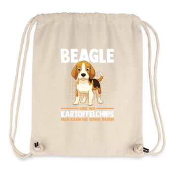 Hund Beagle - Stanley/Stella recycelter Gym Bag - Naturweiß - Vorne