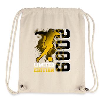 2009 Year of Birth Birthday Football - Stanley/Stella Recycled Gym Bag - natural - Front