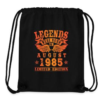 Legends were born in August 1985 Birthday - Stanley/Stella Recycled Gym Bag - black - Front