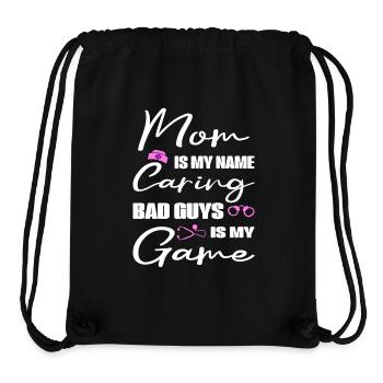Correctional Nurse Mom My Name Caring My Game Gift - Stanley/Stella recycelter Gym Bag - Schwarz - Vorne