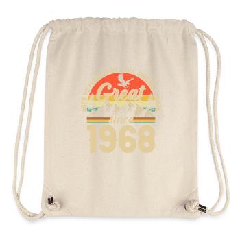 Einzigartiges 1968 Jahrgang Vintage Design - Stanley/Stella recycelter Gym Bag - Naturweiß - Vorne
