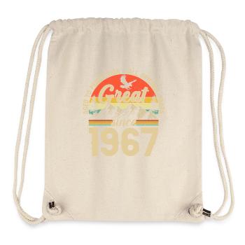 Originale 1967 Jahrgang Vintage Geburtstag Retro - Stanley/Stella recycelter Gym Bag - Naturweiß - Vorne