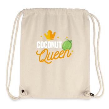 Kokosnuss Königin - Stanley/Stella recycelter Gym Bag - Naturweiß - Vorne