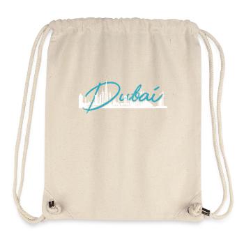 Dubai Skyline UAE Souvenir - Stanley/Stella Recycled Gym Bag - natural - Front