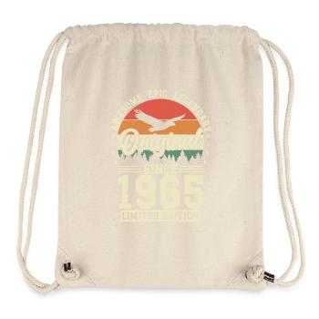Unique 1965 Vintage Vintage Retro Design - Stanley/Stella Recycled Gym Bag - natural - Front