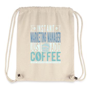 Instant Marketing Manager Fügen Sie einfach Kaffee hinzu - Stanley/Stella recycelter Gym Bag - Naturweiß - Vorne