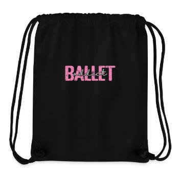 Ballet addict - Stanley/Stella recycelter Gym Bag - Schwarz - Vorne