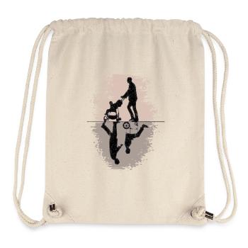 LEBEN - Stanley/Stella recycelter Gym Bag - Naturweiß - Vorne